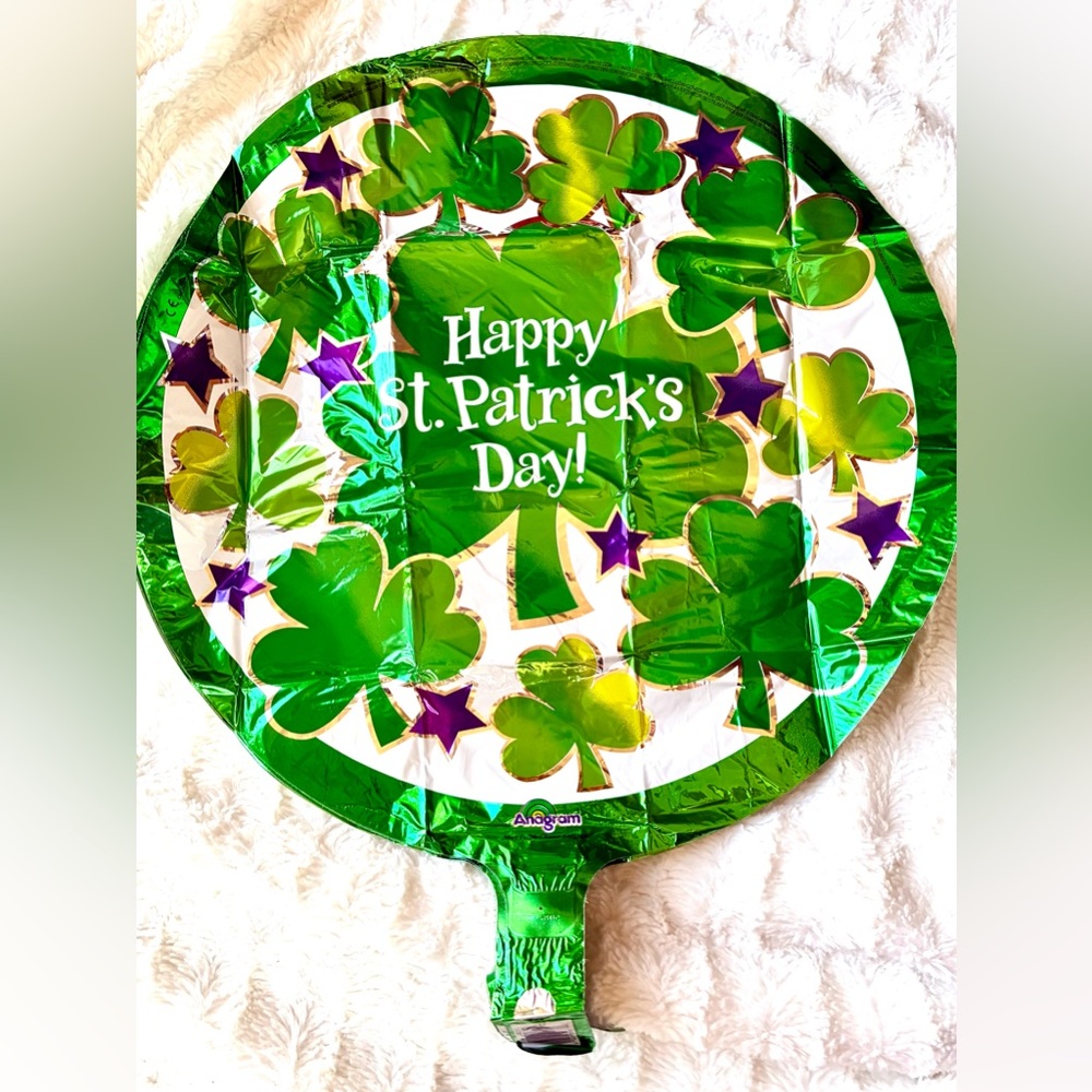 18” Happy St. Patrick’s Day Double Sided Balloon